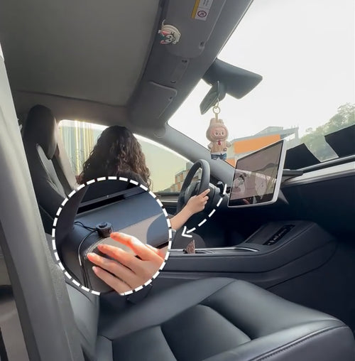 Automatic Windshield Sunshade – One-Touch Retractable Sun Protection for Your Car