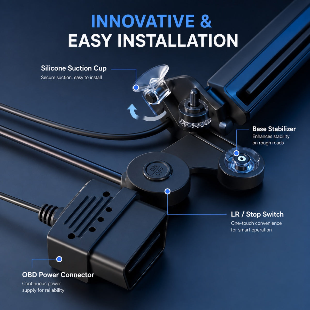 Automatic Windshield Sunshade – One-Touch Retractable Sun Protection for Your Car